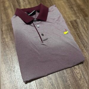 Master’s Clubhouse Collection Polo | size xl | striped crimson